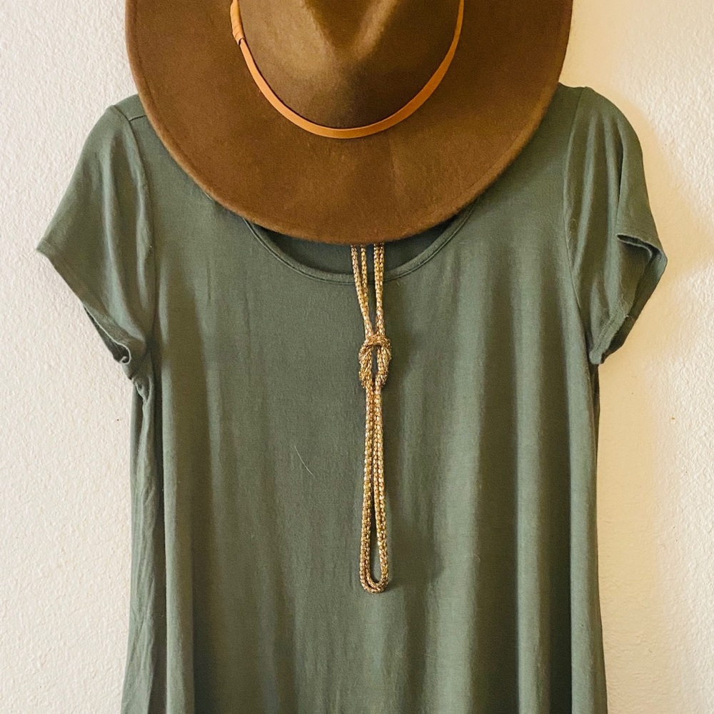 Olive Summer Shirt Dress